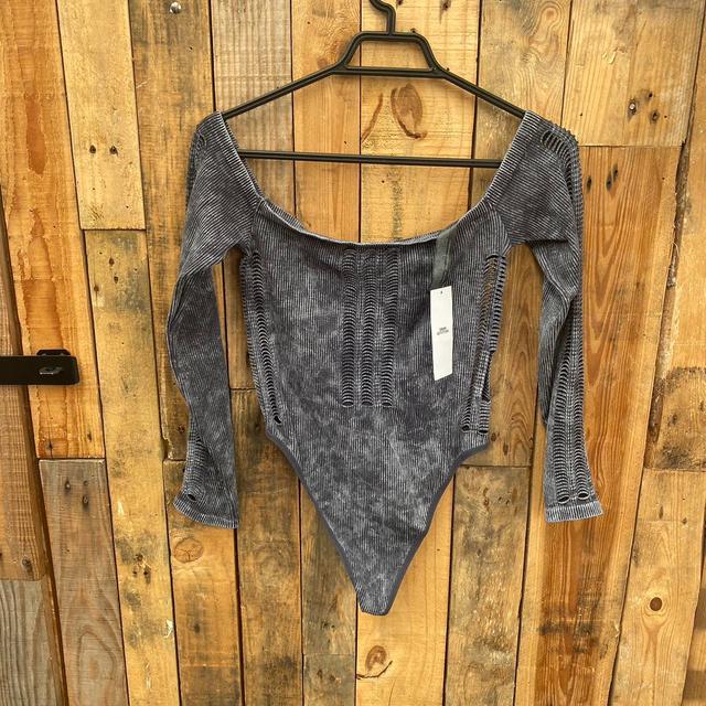 Urban Outfitters Women's Bodysuit - Grey - L on Productcaster.