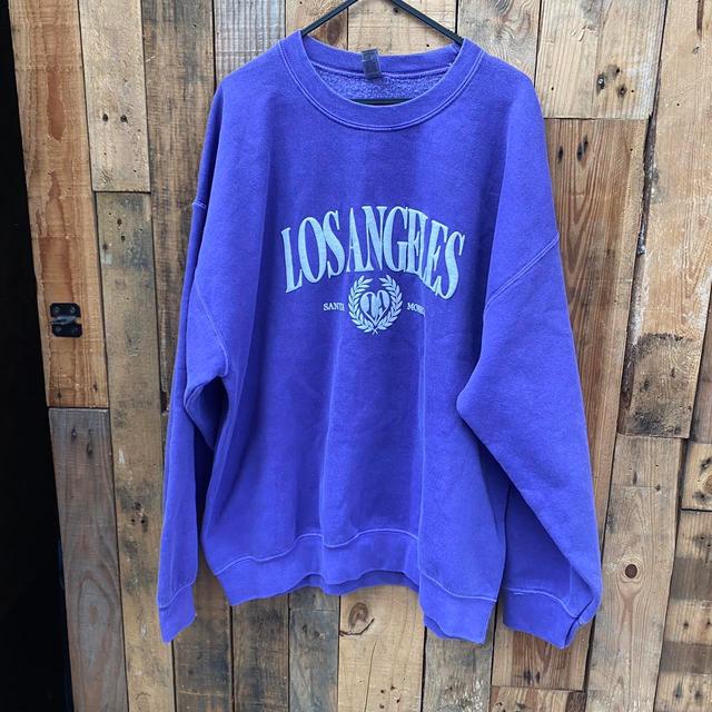 Topshop Women's Sweatshirt - Purple - L on Productcaster.