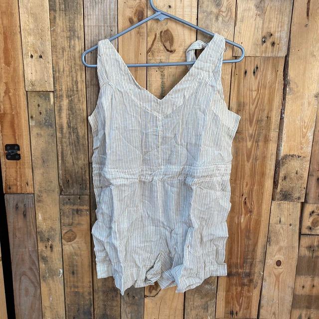 Free People Women's Playsuit - Cream/White - XS on Productcaster.