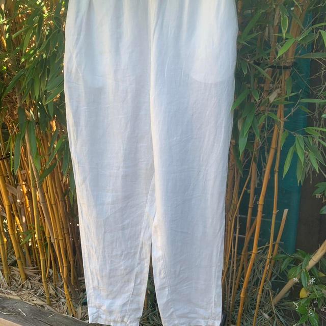 American Vintage Women's Trousers - White - UK 10 on Productcaster.