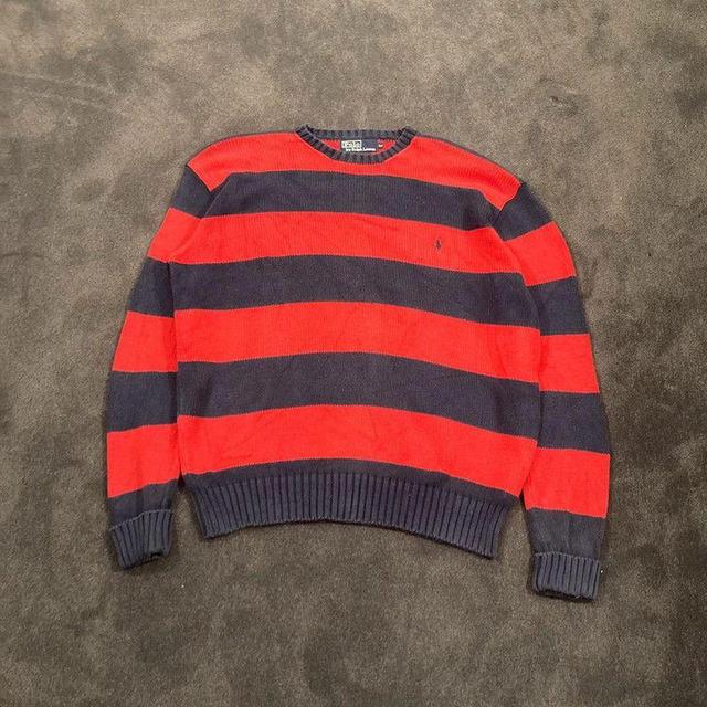 Vintage Men's Sweatshirt - Red - M on Productcaster.