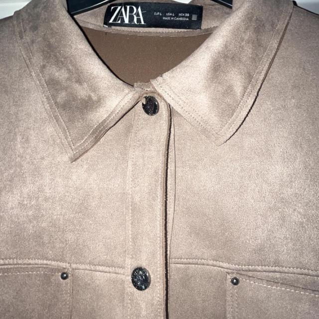 Zara Women's Jacket - Brown/Tan - UK 18 on Productcaster.