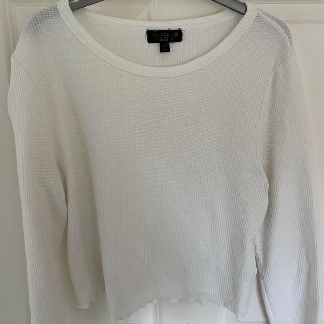 Topshop Women's Shirt - White - 12 on Productcaster.