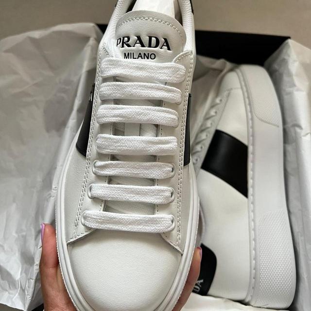 Prada Men's Trainers - White - UK 7 on Productcaster.