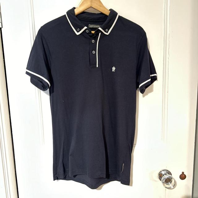 French Connection Men's Polo shirt - Black - L on Productcaster.