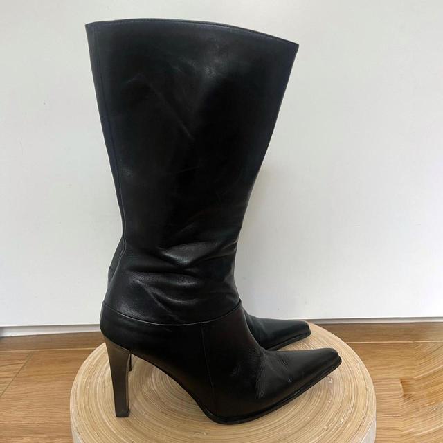 Next Women's Leather Boots - Black - UK 6.5 on Productcaster.