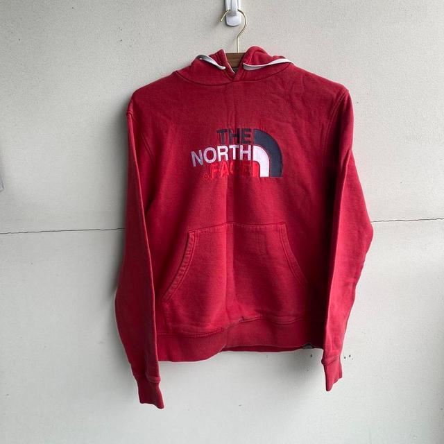 The North Face Men's Hoodie - Red - S on Productcaster.