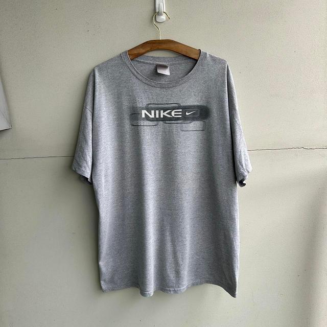 Nike Men's T-shirt - Grey/White - XL on Productcaster.