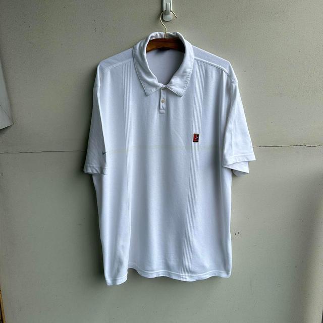 Nike Men's Polo shirt - White/Red - XXL on Productcaster.