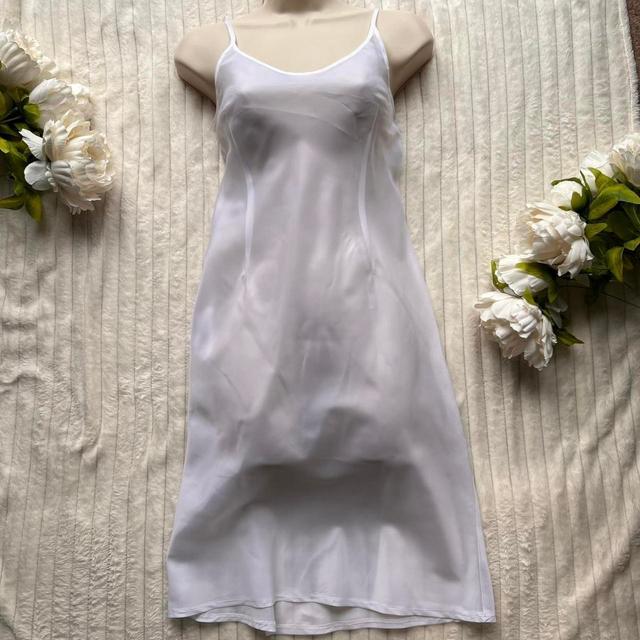 Women's Slip Dress - White on Productcaster.