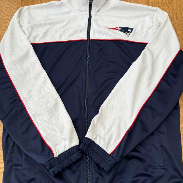 NFL Men's Jacket - Navy/White - M on Productcaster.