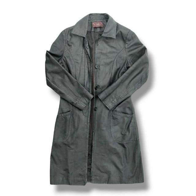 Vintage Women's Trench - Black - UK 10 on Productcaster.