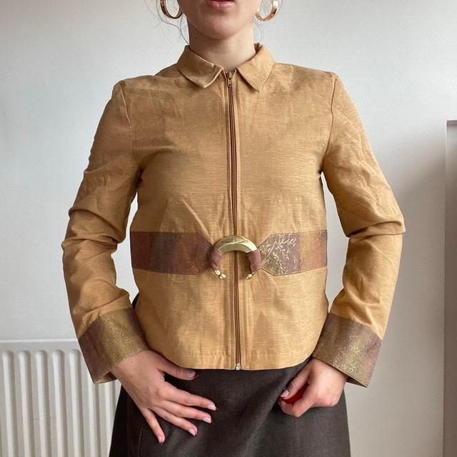 Women's Jacket - Tan - S on Productcaster.