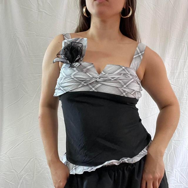 Women's Vest - Black/Grey - S on Productcaster.