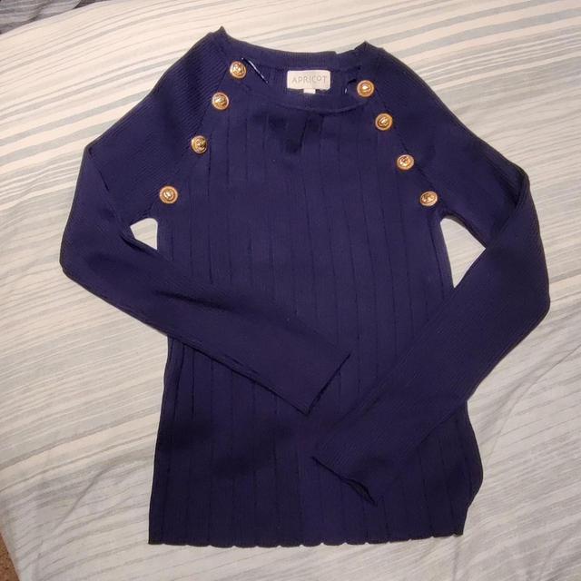 Apricot Women's Jumper - Navy - 8 on Productcaster.