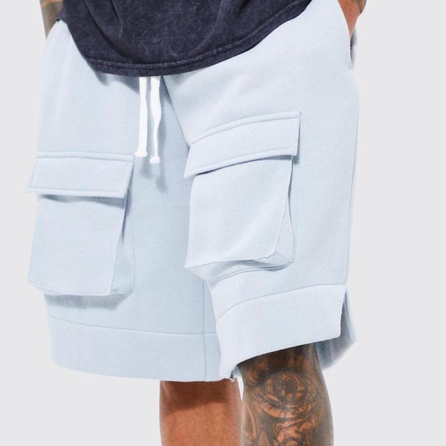 BoohooMAN Men's Shorts - Blue - L on Productcaster.