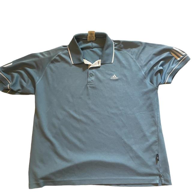 Adidas Men's Polo shirt - Blue/Navy - L on Productcaster.