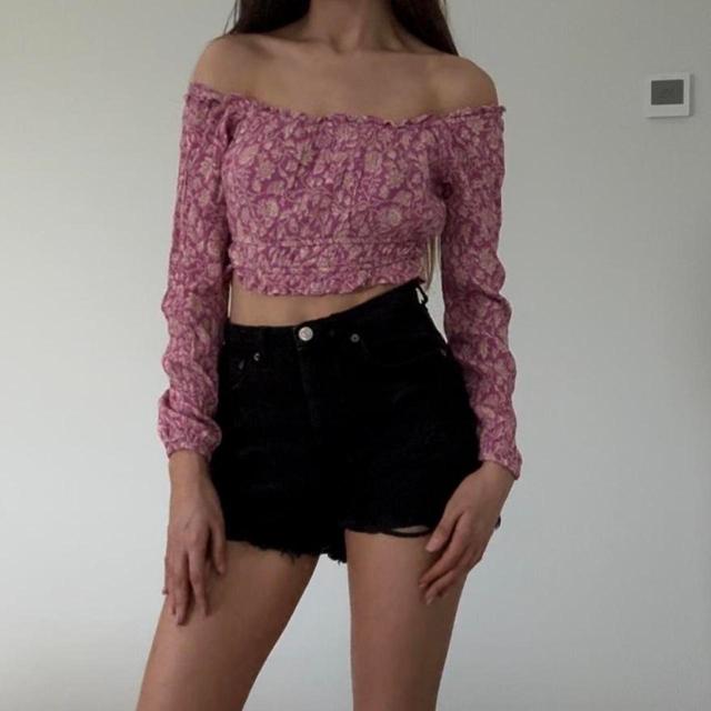 Stradivarius Women's Crop top - Pink - S on Productcaster.