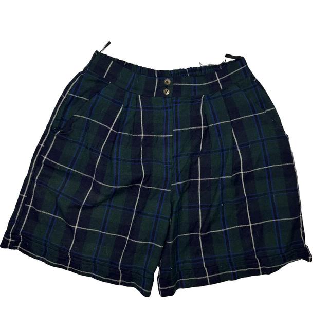 Women's Shorts - Green/Navy - UK 10 on Productcaster.