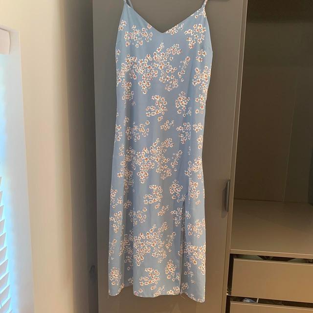 Primark Women's Dress - Blue/White - 6 on Productcaster.