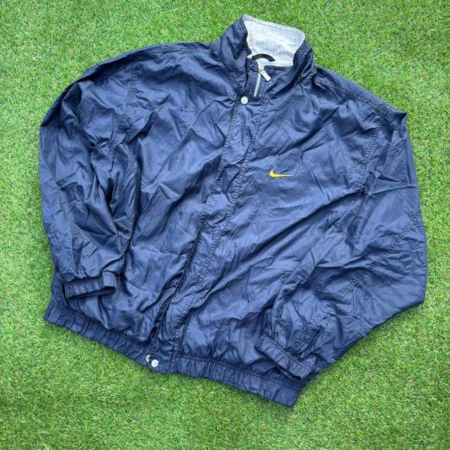 Nike Men's Lightweight Jacket - Navy - L on Productcaster.