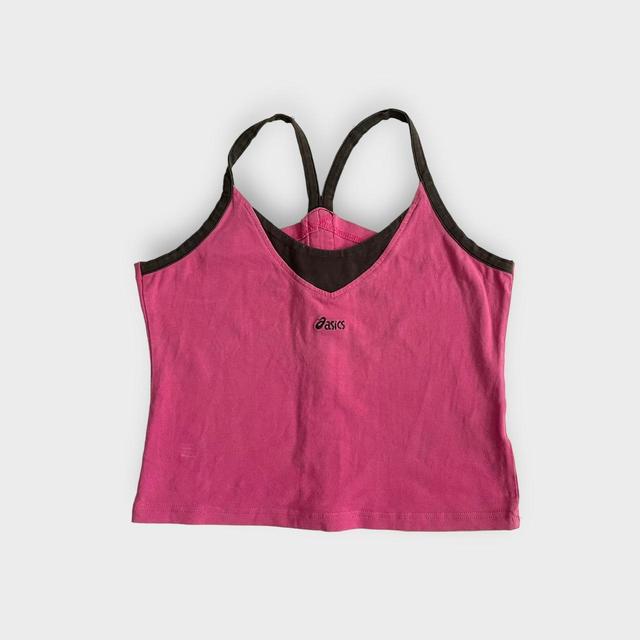 ASICS Women's Vest - Pink/Brown - 10 on Productcaster.