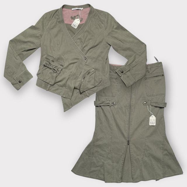 Women's Jacket - Khaki/Green - UK 10 on Productcaster.