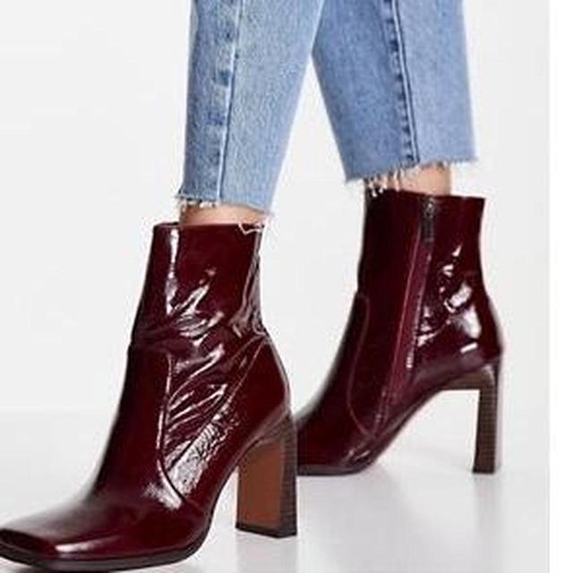 ASOS Women's Boots - Burgundy - UK 6 on Productcaster.