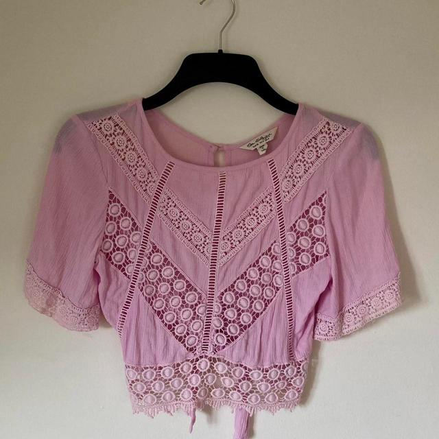 Miss Selfridge Women's Blouse - Pink - S on Productcaster.