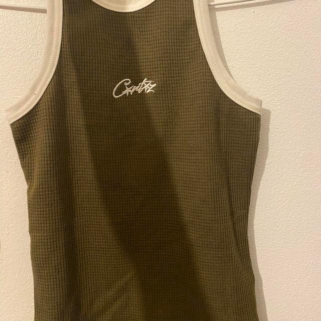 Corteiz Women's Vest - Khaki - XS on Productcaster.