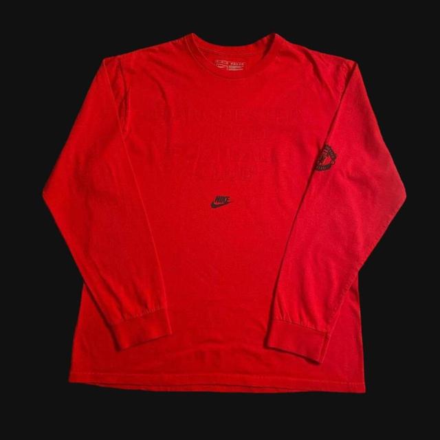 Nike Men's T-shirt - Red - M on Productcaster.