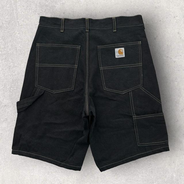 Carhartt Men's Shorts - Black/Tan - 28" on Productcaster.