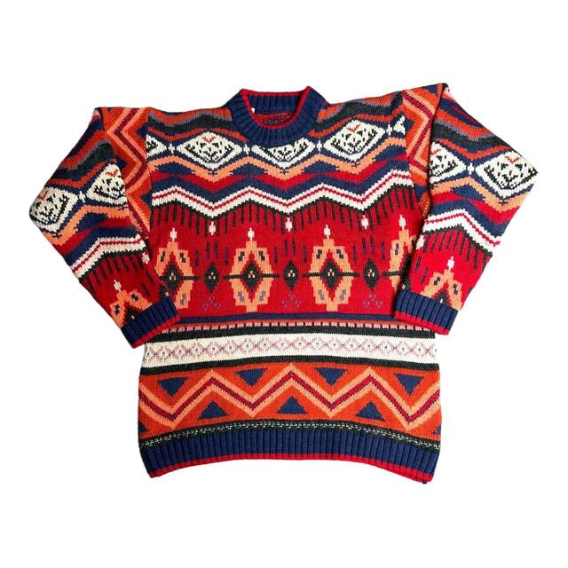 Vintage Men's Jumper - Multi - M on Productcaster.