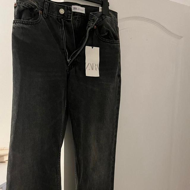 Zara Women's Jeans - Black/Grey - S on Productcaster.