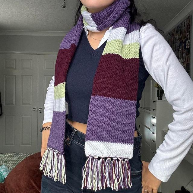 Women's Scarf - Multi/Purple on Productcaster.