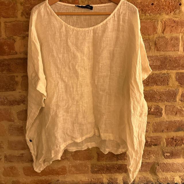 Women's Blouse - Cream - One size on Productcaster.