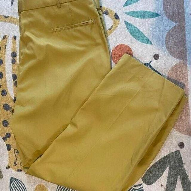 Preloved Men's Trousers - Yellow - 40" on Productcaster.