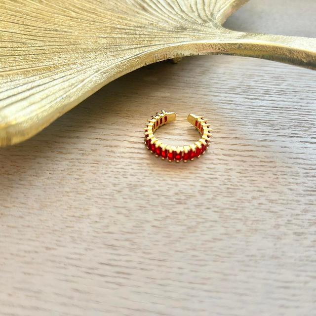 Women's Ring - Gold/Red on Productcaster.