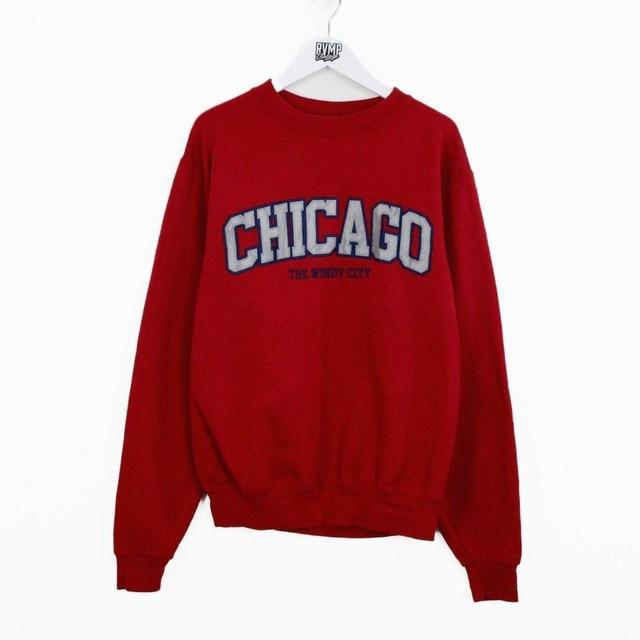 Champion Men's Sweatshirt - Red - S on Productcaster.