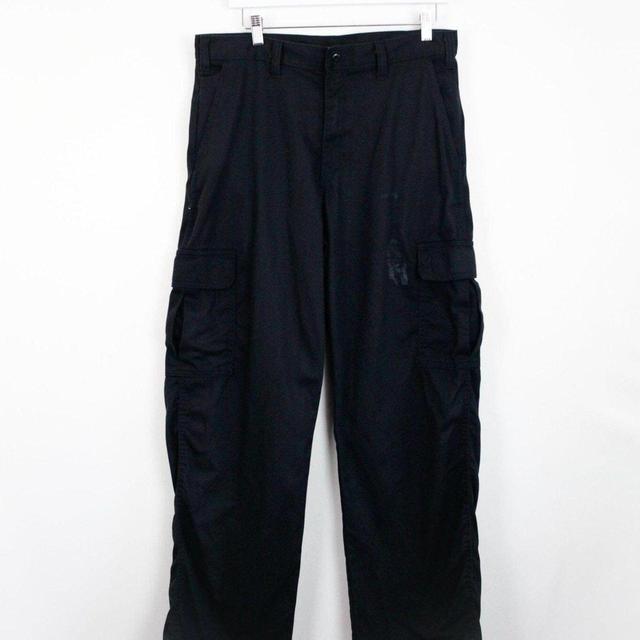 Dickies Men's Straight leg Cargo Trousers - Black - 32" on Productcaster.