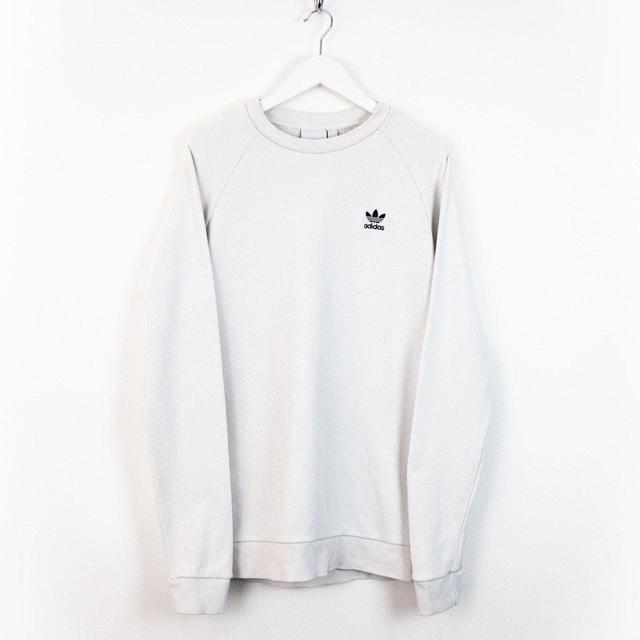 Adidas Men's Sweatshirt - White - S on Productcaster.