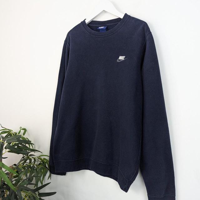 Nike Men's Sweatshirt - Navy - S on Productcaster.