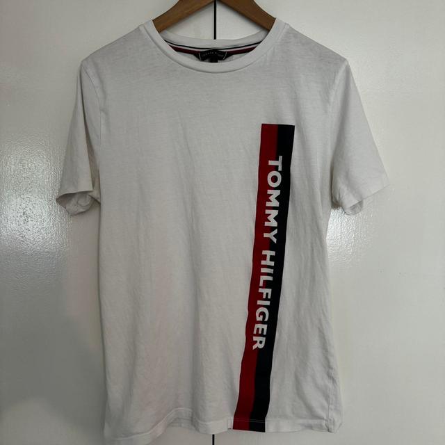 Tommy Hilfiger Men's T-shirt - White - S on Productcaster.