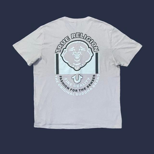 True Religion Men's T-shirt - White/Pink - XL on Productcaster.