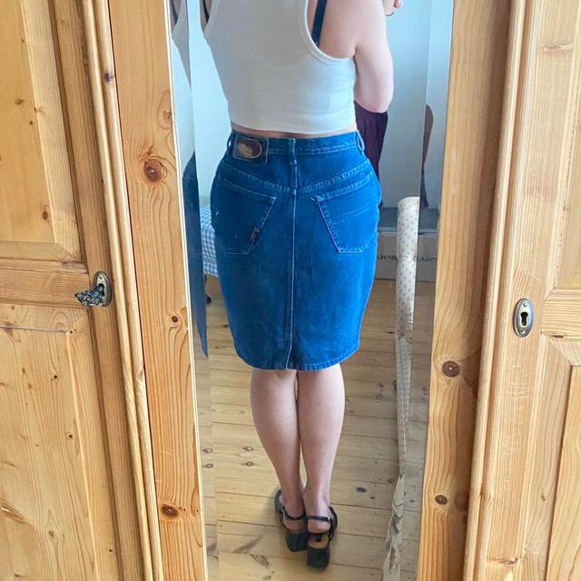 Hourglass Women's Denim Skirt - Blue - UK 12 on Productcaster.