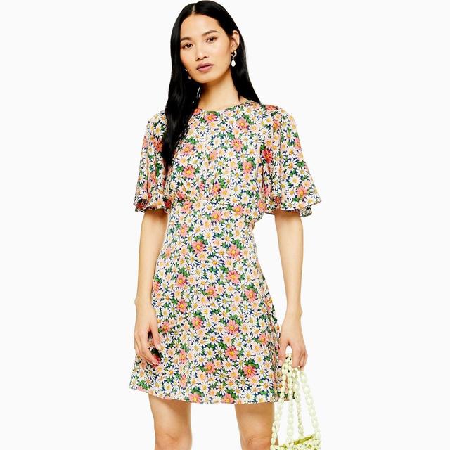 Topshop Women's A-line Dress - Multi/Pink - 12 on Productcaster.