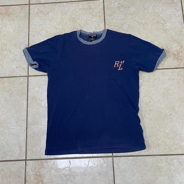 Polo Ralph Lauren Men's T-shirt - Blue - L on Productcaster.