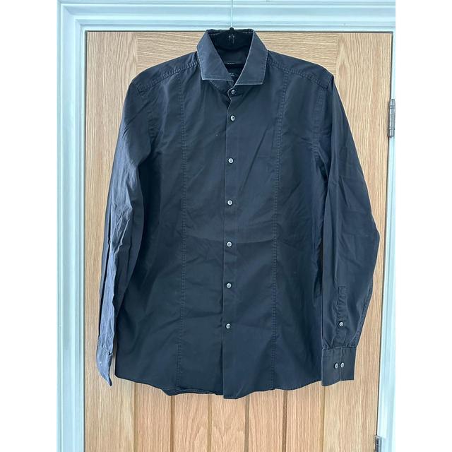 BOSS Men's Shirt - Black on Productcaster.