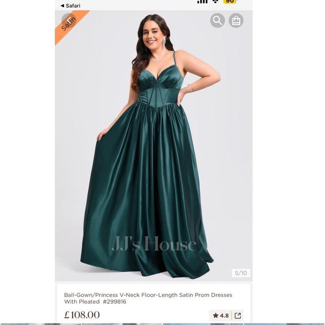 JJ's House Women's Dress - Green - 14 on Productcaster.