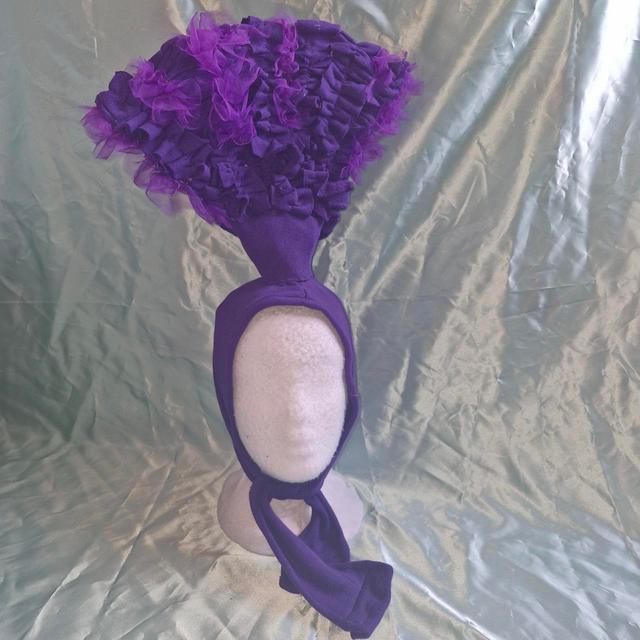 Handmade Women's Cotton - Recycled Hat - Purple on Productcaster.